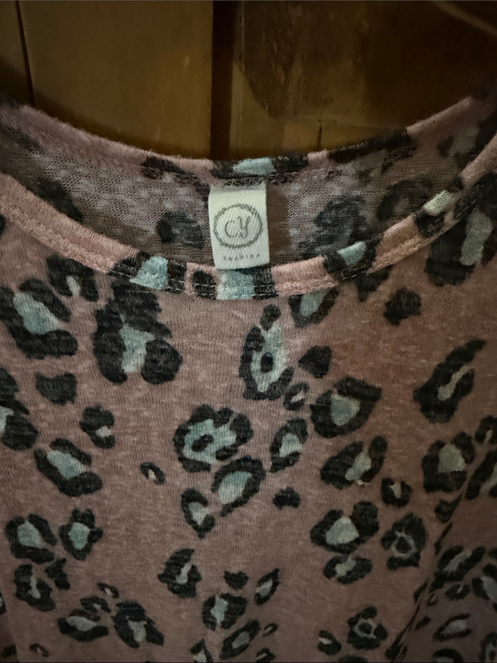 Cy Leopard Print Tunic size Small - Picture 2 of 6